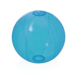 Foto van Opblaasbare strandbal beach fun plastic blauw 28 cm - strandballen