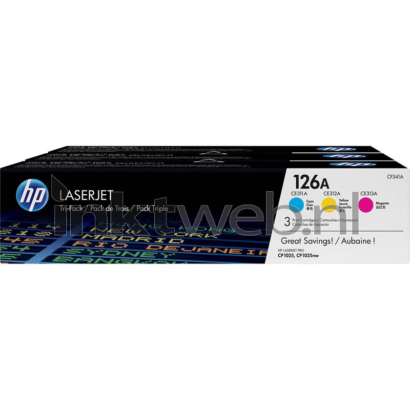 Foto van Hp 126a kleur toner