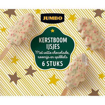 Foto van Jumbo kerstboom ijsjes 6 stuks