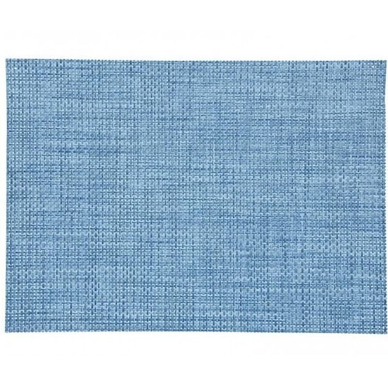 Foto van Onderlegger blauw gevlochten 45 x 30 cm - placemats