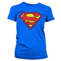 Foto van Superman logo t-shirt dames - l - feestshirts