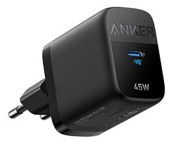 Foto van Anker 313 charger (45w) pd/pps for samsung and iphone charging oplader zwart