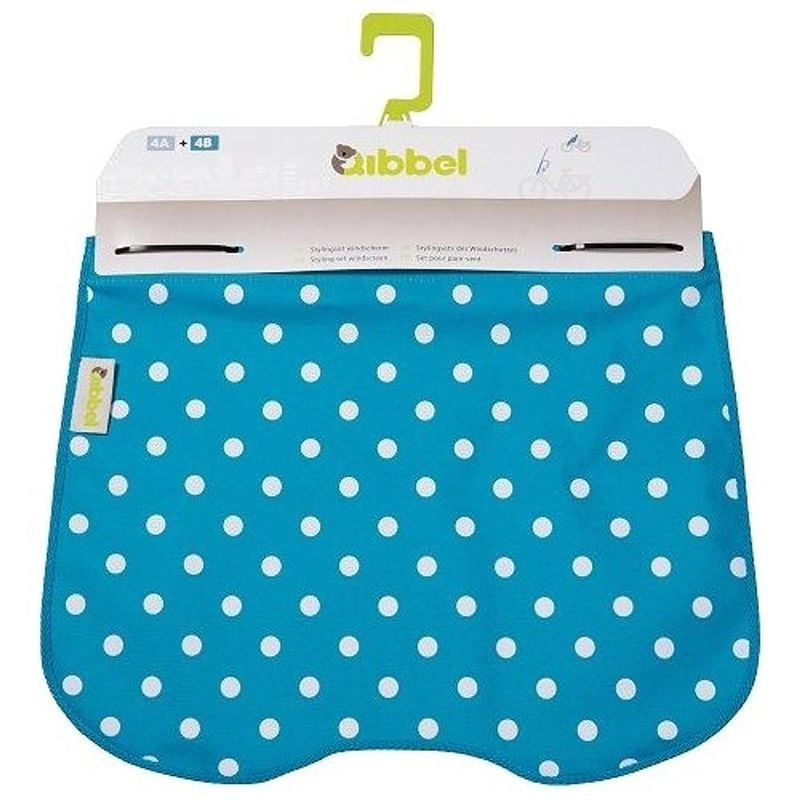 Foto van Qibbel stylingset voor qibbel windscherm polka dot blauw q738