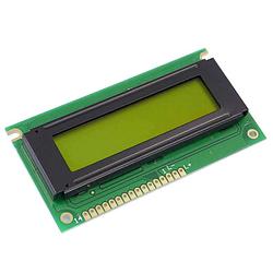 Foto van Display elektronik lc-display zwart geel-groen (b x h x d) 84 x 44 x 10.5 mm dem16217syh-py-cyr