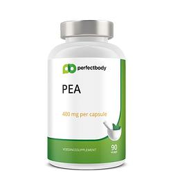 Foto van Perfectbody palmitoylethanolamide (pea) capsules - 90 vcaps