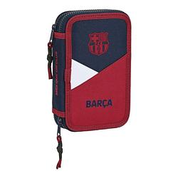 Foto van Dubbele etui f.c. barcelona corporativa blauw kastanjebruin (12.5 x 19.5 x 4 cm) (28 pcs)