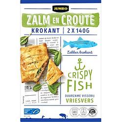 Foto van Jumbo zalm en croute krokant vriesvers 2 x 140g