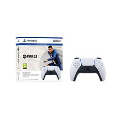 Foto van Ps5 dualsense draadloze controller + fifa 23