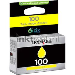 Foto van Lexmark 100 geel cartridge