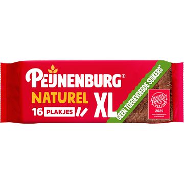 Foto van Peijnenburg ontbijtkoek naturel geen suiker gesneden 455g bij jumbo