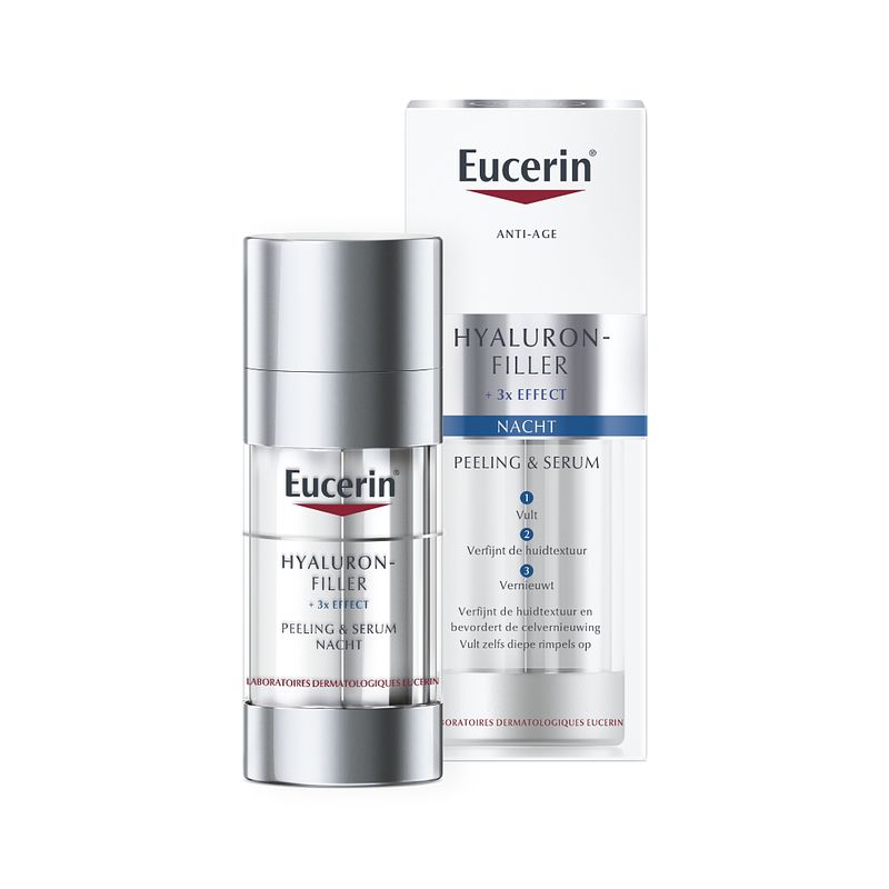 Foto van Eucerin hyaluron-filler peeling & serum nacht