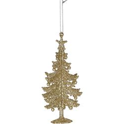 Foto van Nampook - hang deco xmas tree gold 13 cm