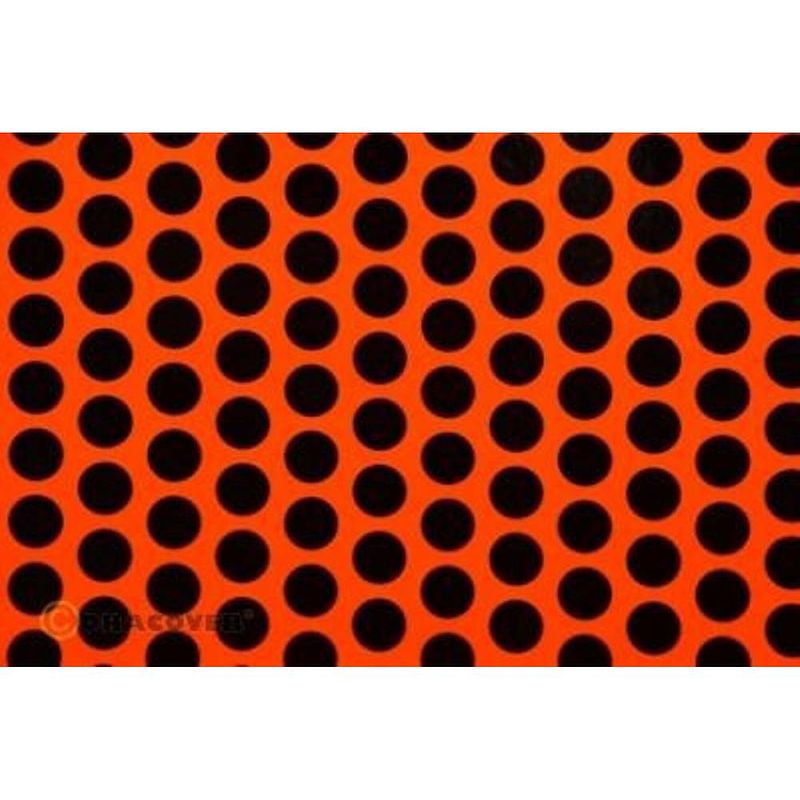 Foto van Oracover orastick fun 1 45-064-071-010 plakfolie (l x b) 10 m x 60 cm rood-oranje-zwart (fluorescerend)