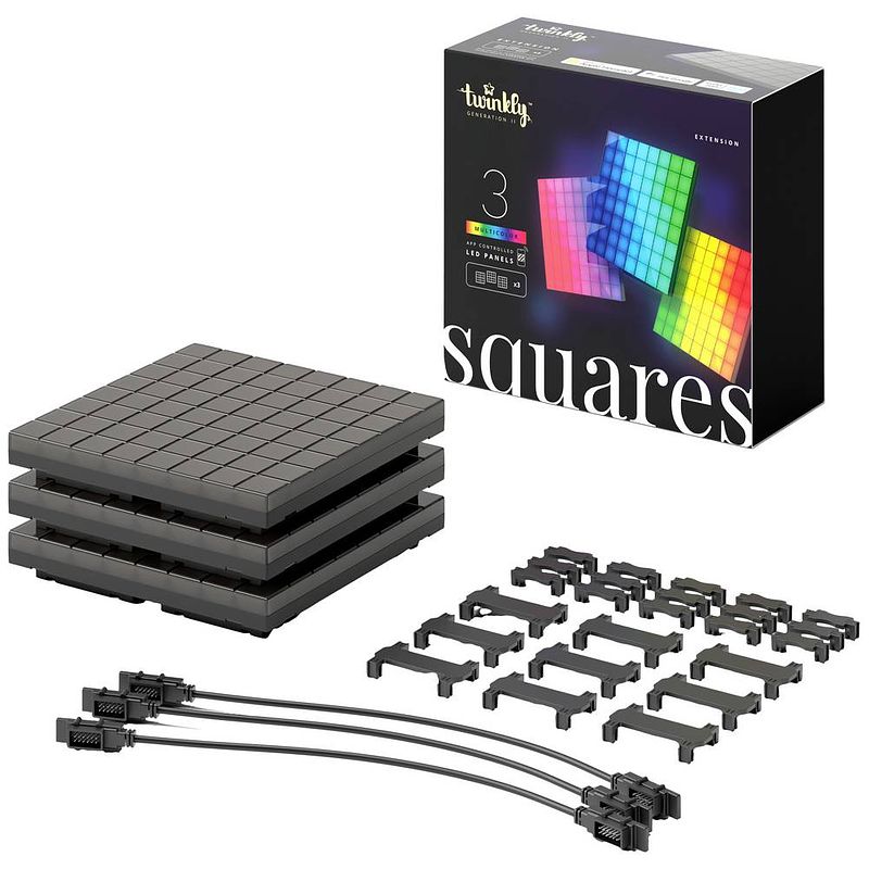 Foto van Twinkly squares twq064stw-03-bad led-paneel rgb