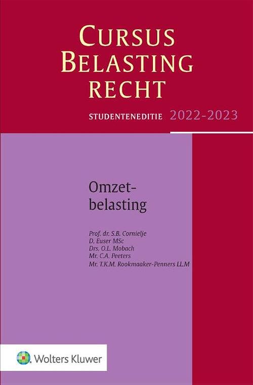 Foto van Cursus belastingrecht omzetbelasting 2022-2023 - paperback (9789013168020)