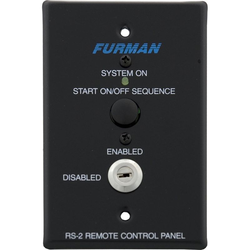 Foto van Furman rs-2 remote system control panel aan/uit-schakelaar met slot voor meerdere switches