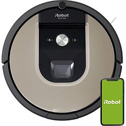 Foto van Irobot r974 robotstofzuiger grijs, beige besturing via app, compatibel met google home, compatibel met amazon alexa