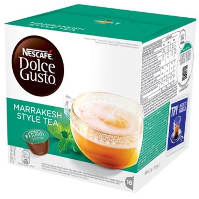 Foto van Nescafe dolce gusto theecups, marrakesh, pak van 16 stuks