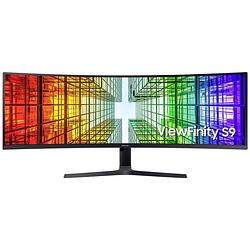 Foto van Samsung viewfinity s9 s49a950uip led-monitor 124.5 cm (49 inch) energielabel g (a - g) 5120 x 1440 pixel 4 ms displayport, hdmi, rj45, usb 3.2 gen 1 (usb 3.0),