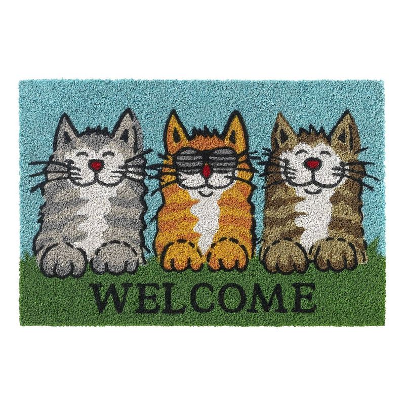 Foto van Deurmat ruco prt. welcome cats 40x60cm