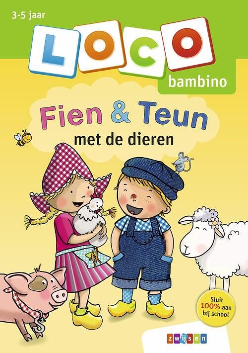 Foto van Loco bambino fien & teun met de dieren - paperback (9789048748716)