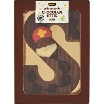 Foto van Jumbo chocoladeletter s melk 200g