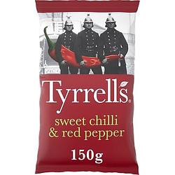 Foto van Tyrrells paprika chips sweet chili & red pepper 8 x 150g bij jumbo