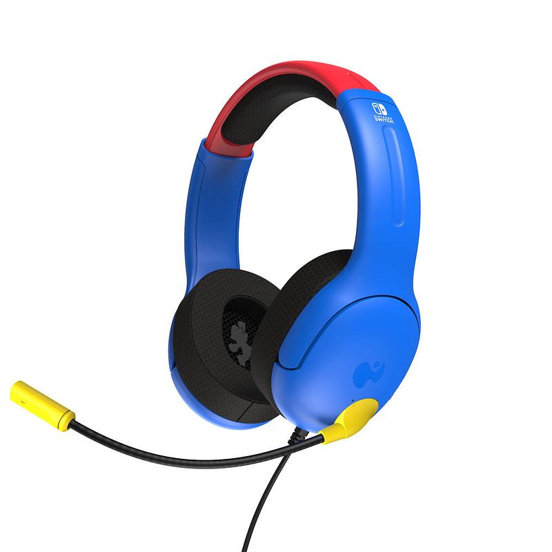 Foto van Nintendo switch pdp gaming lvl40 airlite mario bedrade gaming headset