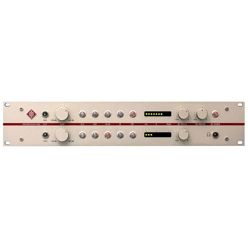 Foto van Neumann v 402 2-kanaals microfoon preamp