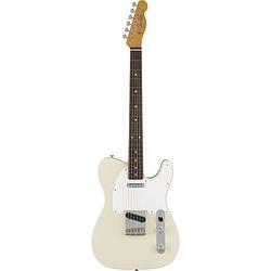 Foto van Fender artist collection jimmy page signature telecaster journeyman relic rw white blonde met deluxe koffer en coa