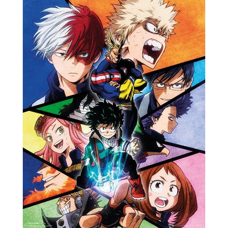 Foto van Gbeye my hero academia group poster 40x50cm