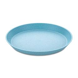Foto van Koziol - rond bord, 20.5 cm, organic, frostie blauw - koziol connect plate