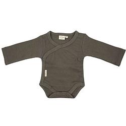 Foto van Little indians onesie dusty olive junior katoen groen mt 50