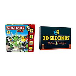 Foto van Spellenbundel - 2 stuks - monopoly junior & 30seconds