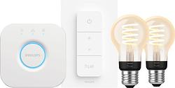 Foto van Philips hue filament white ambiance standaard 2-pack startpakket