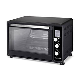 Foto van Turbotronic tt-dev45 rvs digitale elektrische oven 45 liter - 2000w - zwart