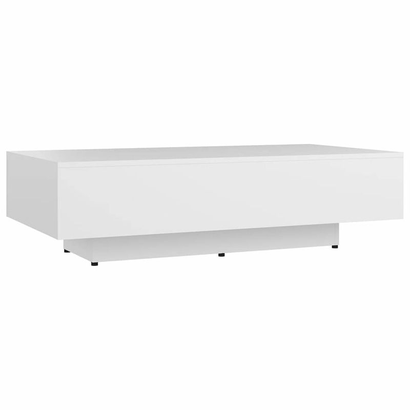 Foto van Vidaxl salontafel 115x60x31 cm spaanplaat wit