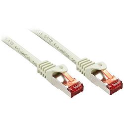 Foto van Lindy 47343 rj45 netwerkkabel, patchkabel cat 6 s/ftp 1.5 m grijs 1 stuk(s)