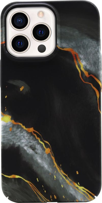 Foto van Bluebuilt black marble hard case apple iphone 13 pro max back cover