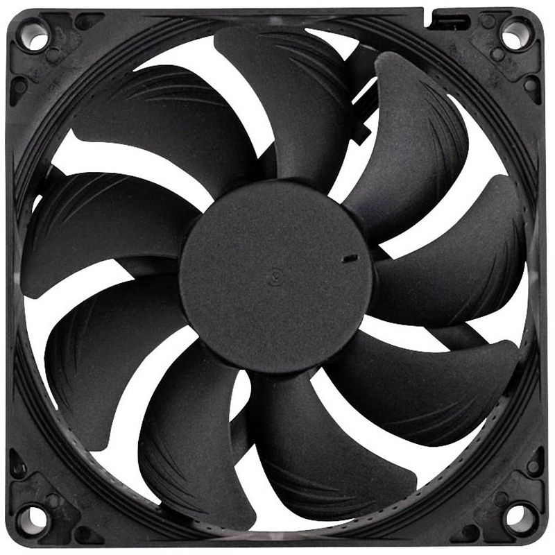 Foto van Noctua noctua nf-a9x14 pwm chromax.black.swap pc-ventilator zwart (b x h x d) 92 x 92 x 14 mm