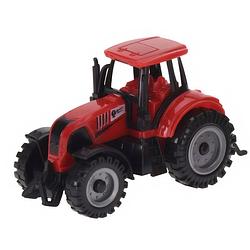 Foto van Tender toys tractor 10,5 cm rood