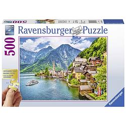 Foto van Ravensburger puzzel hallstatt in oostenrijk - 500 stukjes