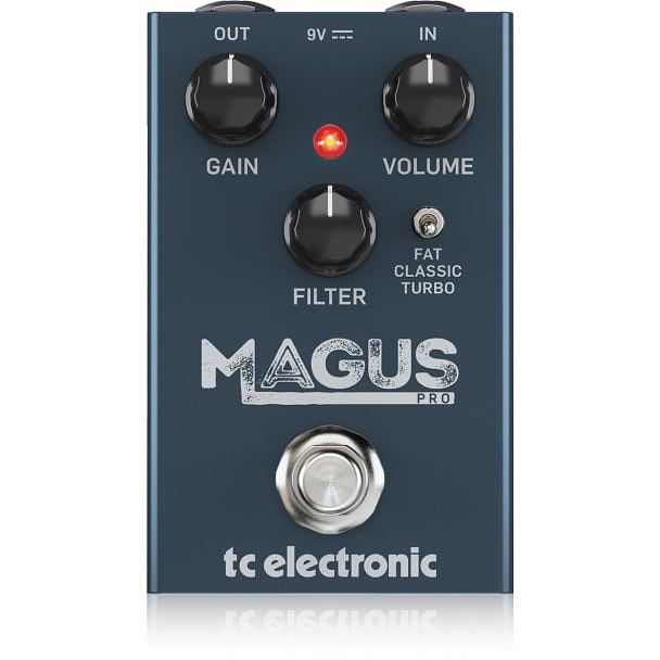 Foto van Tc electronic magus pro classic analog high gain distortion pedal met 3 modi