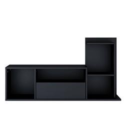 Foto van Homemania tv-meubel sumatra 120x30x30/65 cm zwart