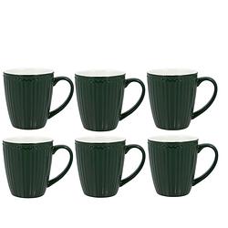 Foto van Greengate koffiemok alice pinewood green 300 ml - 6 stuks