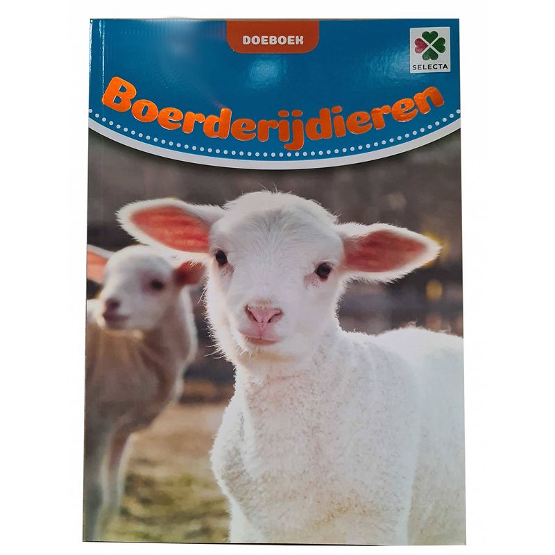 Foto van Selecta boerderijdieren doeboek