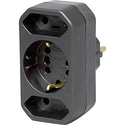 Foto van Kopp 179605004 stopcontactsplitter 3-voudig zwart