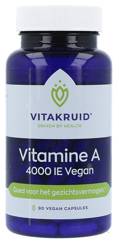 Foto van Vitakruid vitamine a 4000ie vegan capsules