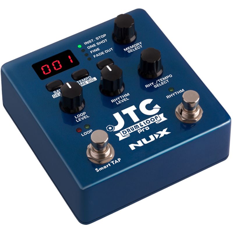 Foto van Nux ndl-5 jtc drum & loop pro dual switch looper pedaal