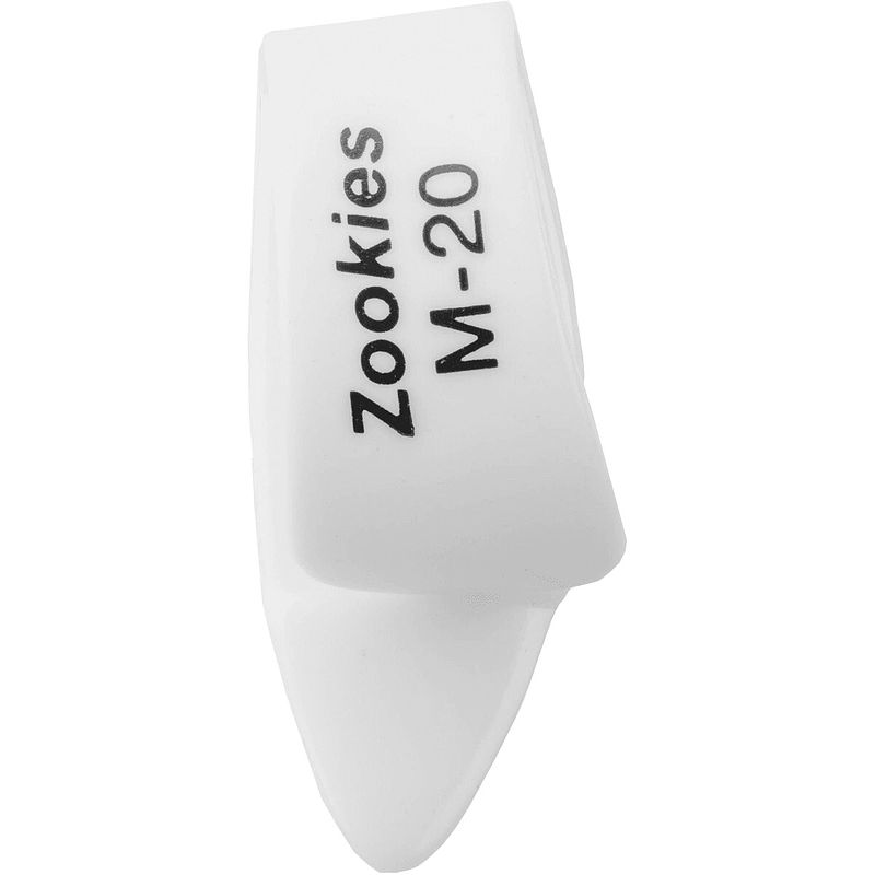 Foto van Dunlop z9002m20 zookies thumbpicks medium 20 degree angle duimplectrums (set van 12)